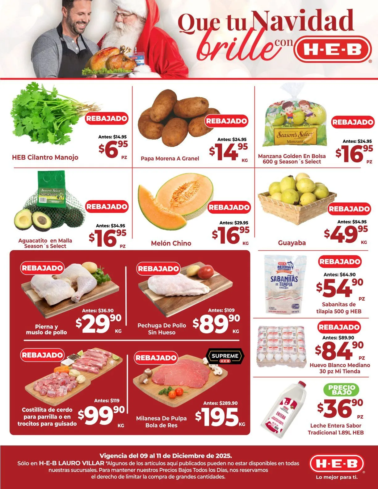 Catálogo de H-E-B Ofertas 8 de diciembre al 11 de diciembre 2025 - Pagina 1