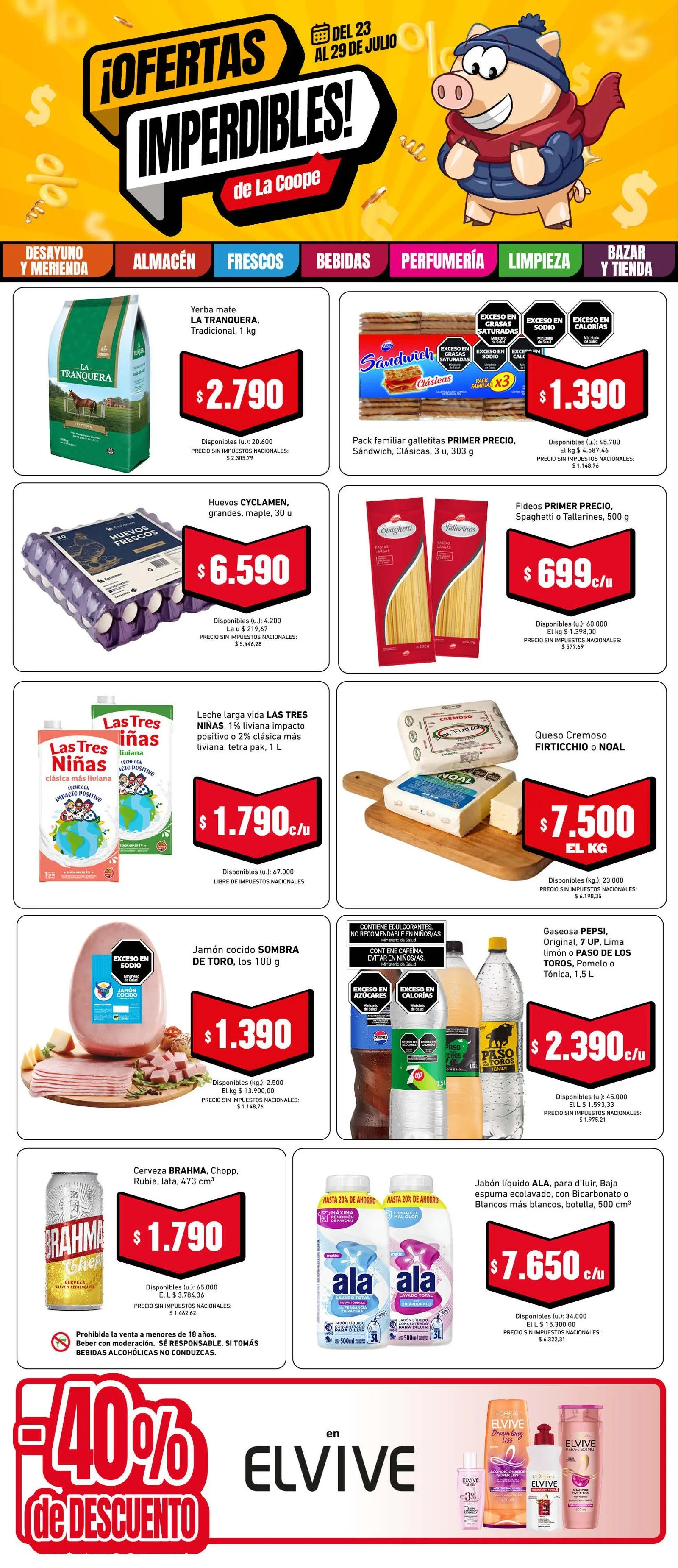 Ofertas de Ofertas Cooperativa Obrera 23 de julio al 29 de julio 2026 - Página  del catálogo