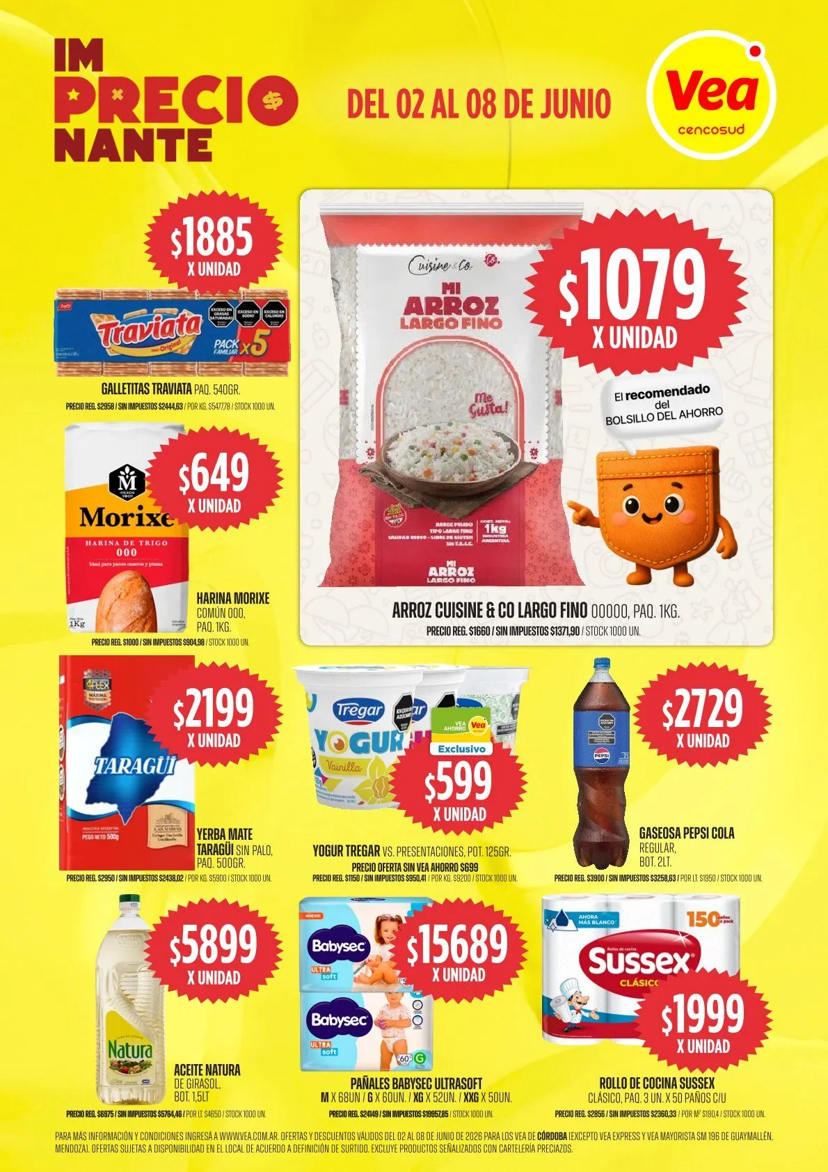 Ofertas de Ofertas Vea  2 de junio al 8 de junio 2026 - Página 1 del catálogo