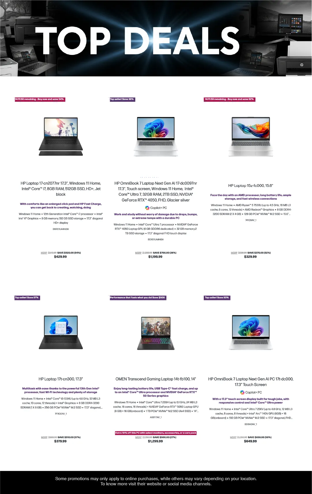 Weekly ad Hp Sales from January 14 to January 31 2026 - Page 1