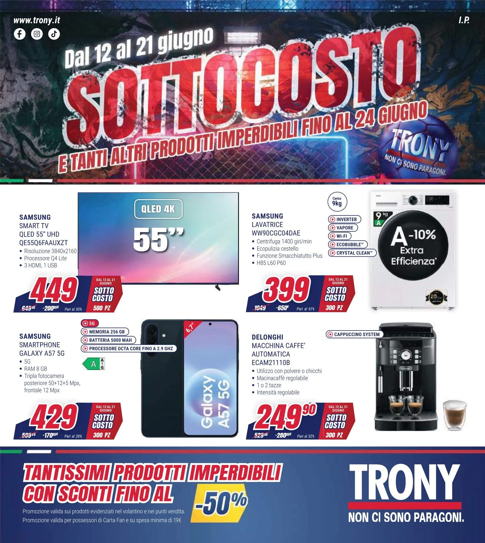 Trony Volantino da 12 giugno a 21 giugno di 2026 - Pagina del volantino 1