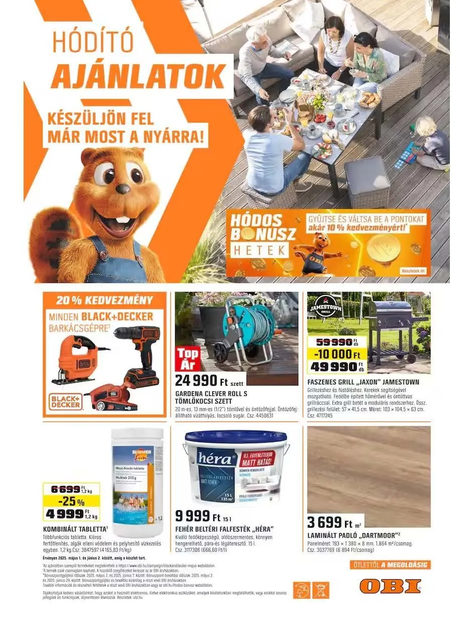 Katalógus OBI június 2.-tól június 3.-ig 2025. - Oldal 1