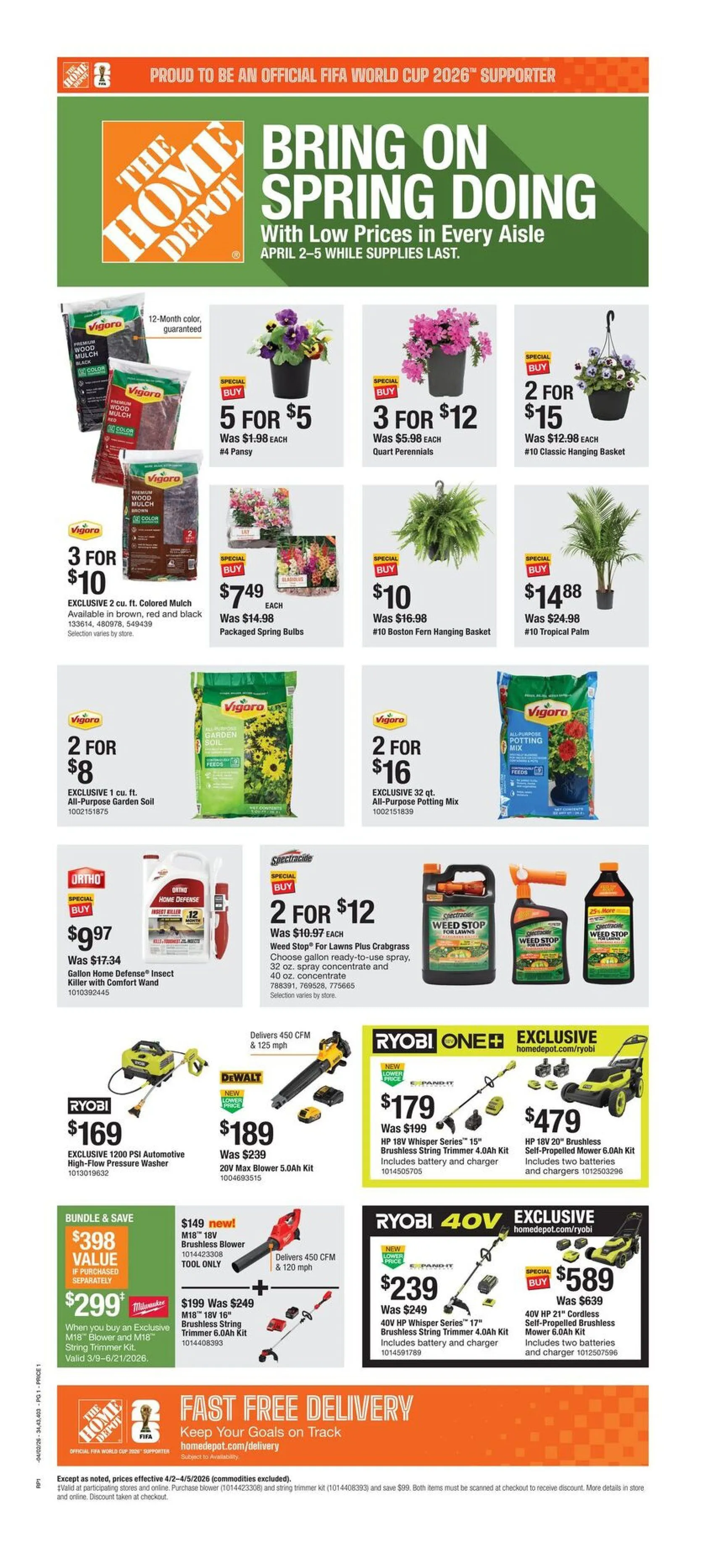 Weekly ad The Home Depot weekly ads from April 2 to April 5 2026 - Page 