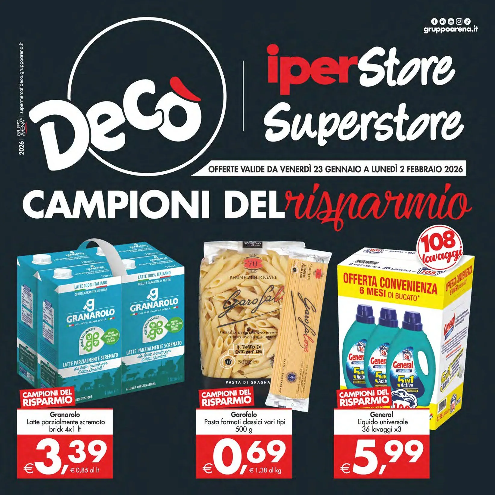 Volantini Deco Supermercati da 23 gennaio a 2 febbraio di 2026 - Pagina del volantino 