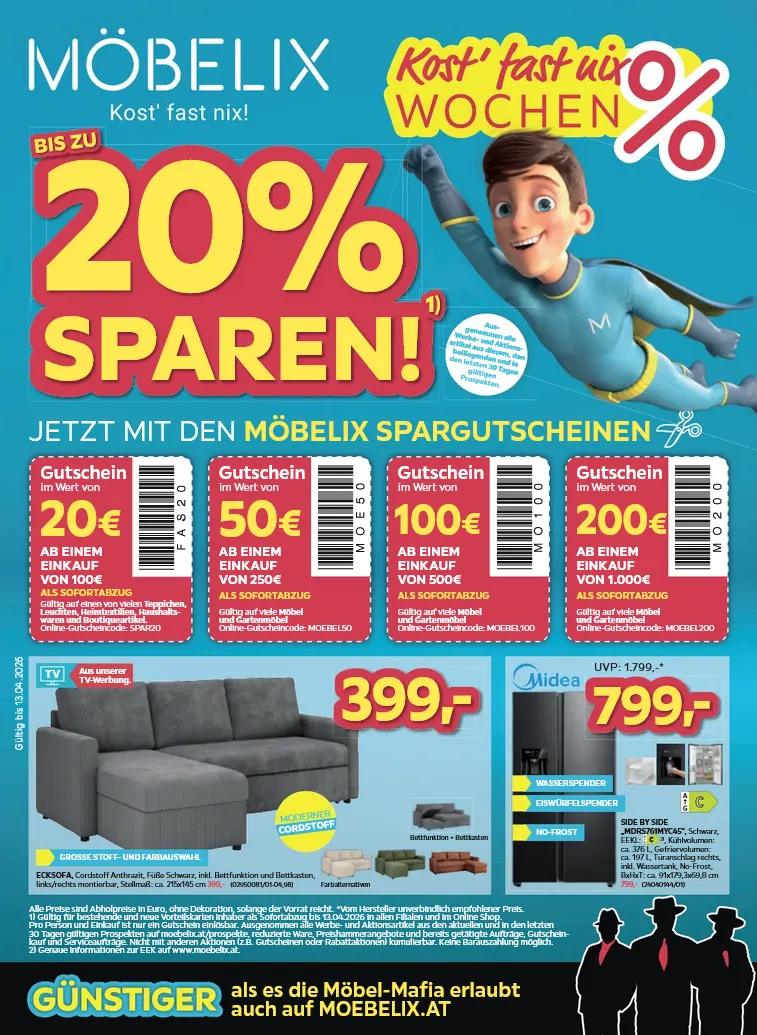 Katalógus Möbelix Ajánlatai április 1.-tól április 13.-ig 2026. - Oldal 1