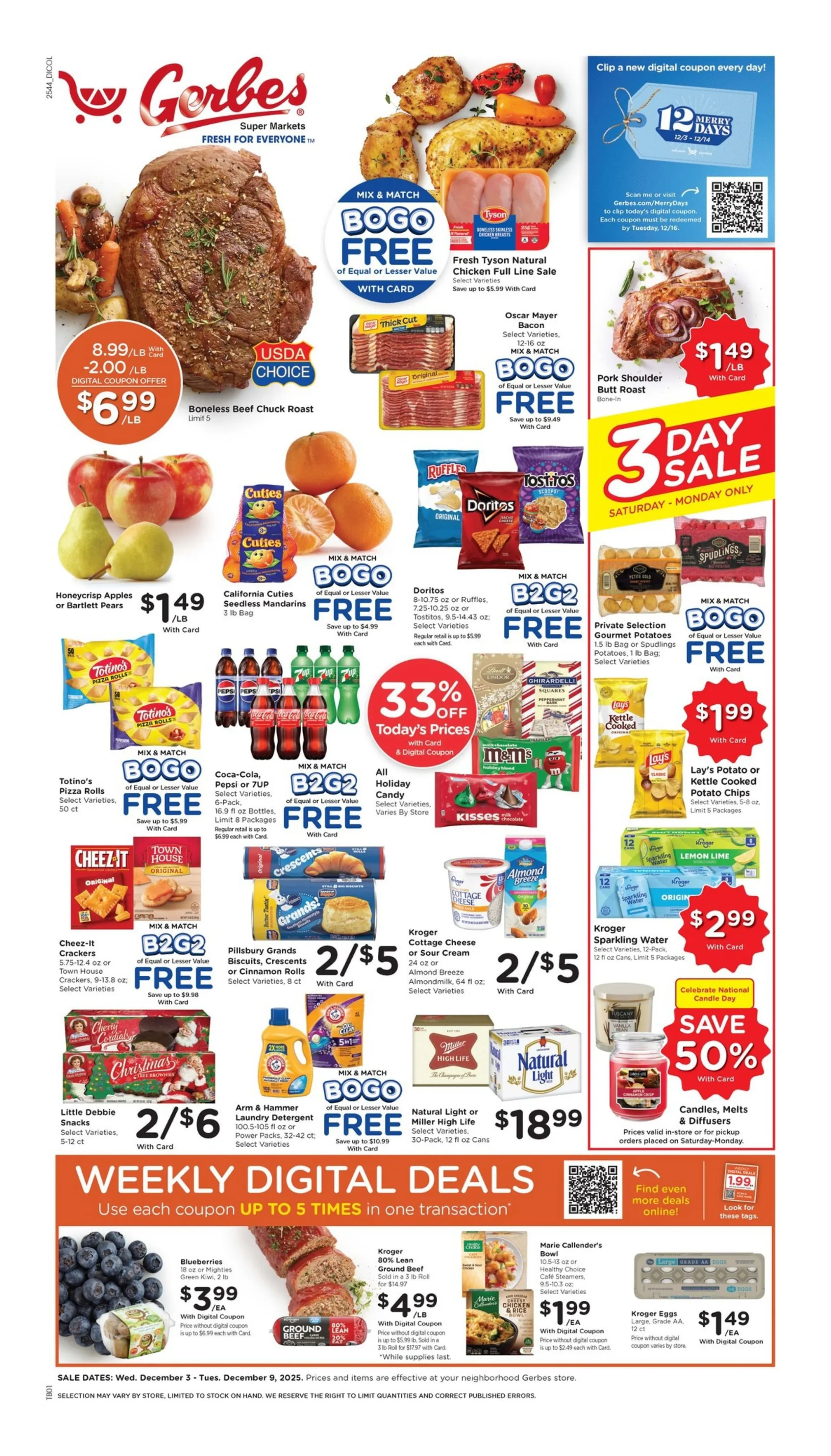 Weekly ad Gerbes Super Markets  Sales from December 3 to December 9 2025 - Page 
