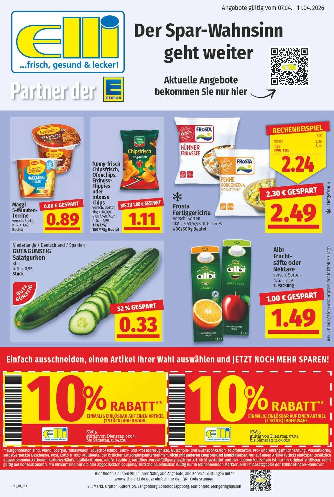 Elli Markt Prospekte von 4. April bis 11. April 2026 - Prospekt seite 1