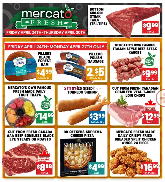 Mercato Fresh Sales from April 24 to April 30 2026 - flyer page 1