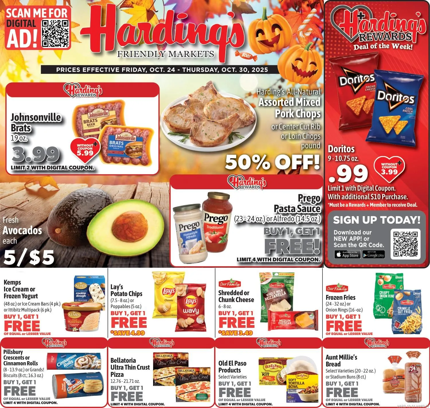 Weekly ad Harding's Markets Sales from October 24 to October 30 2025 - Page 
