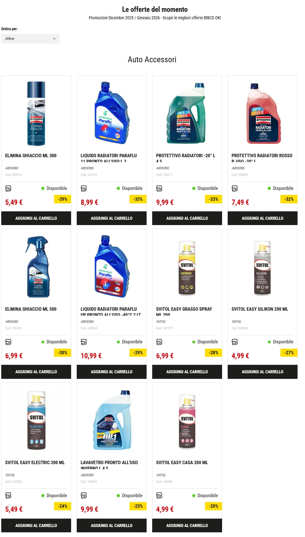 Volantini Brico Ok da 1 dicembre a 31 gennaio di 2026 - Pagina del volantino