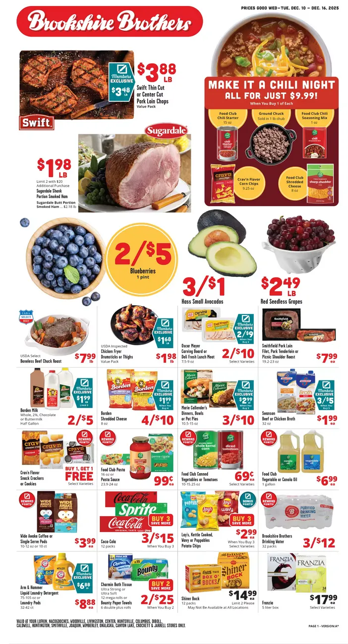 Weekly ad Brookshire Brothers from December 10 to December 16 2025 - Page