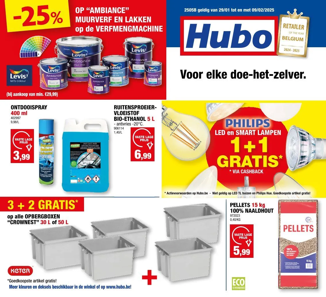 Hubo Aanbiedingen van 31 januari tot 9 februari 2025 - folder pagina 