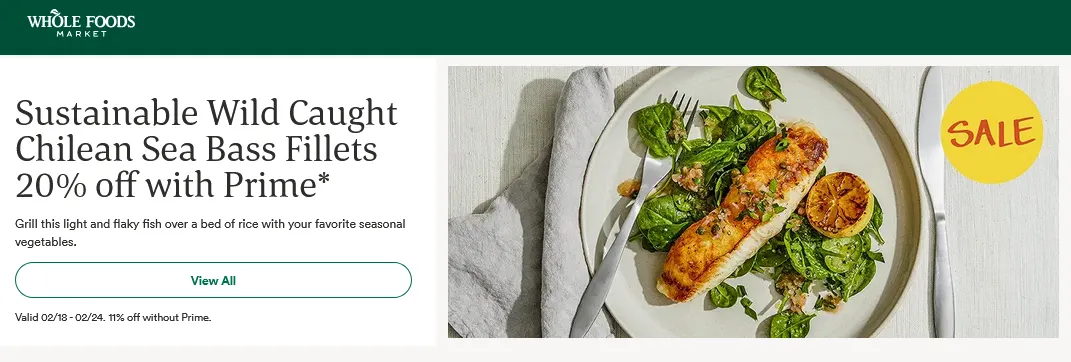 Whole Foods Market Sales from February 18 to February 24 2026 - flyer page 