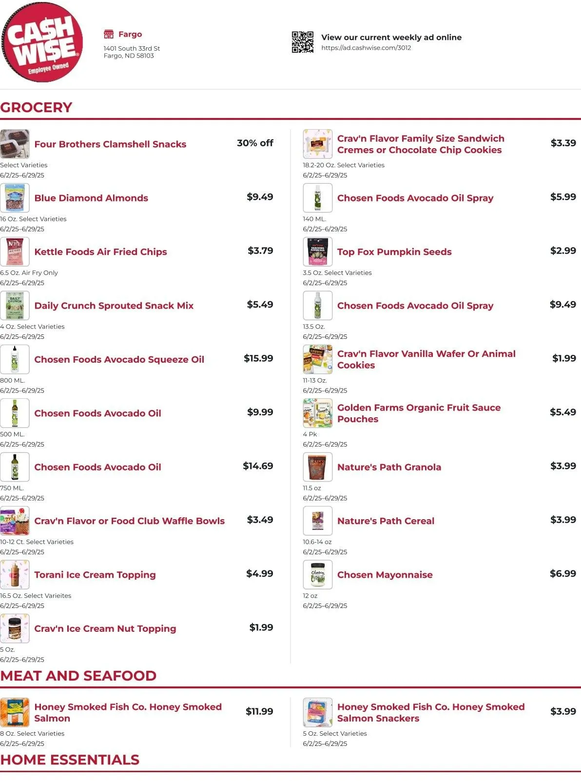 Weekly ad Cash Wise weekly from June 2 to June 29 2025 - Page