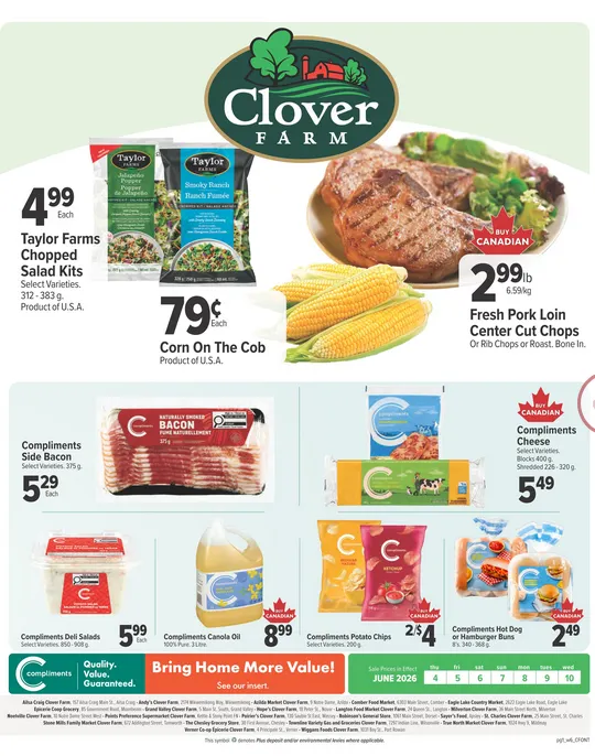  Clover Farm Sales from June 6 to June 10 2026 - flyer page 