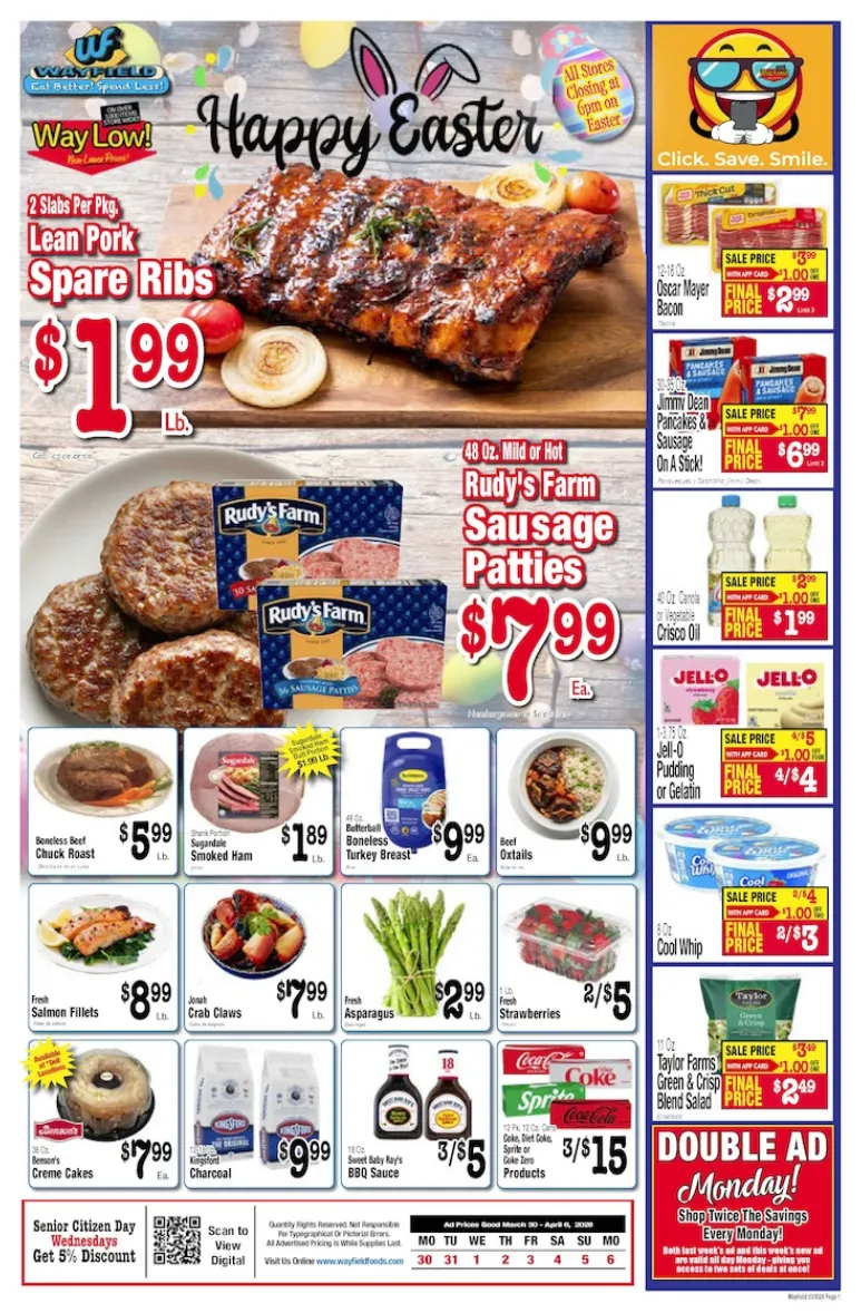 Weekly ad Wayfield Sales from March 30 to April 6 2026 - Page