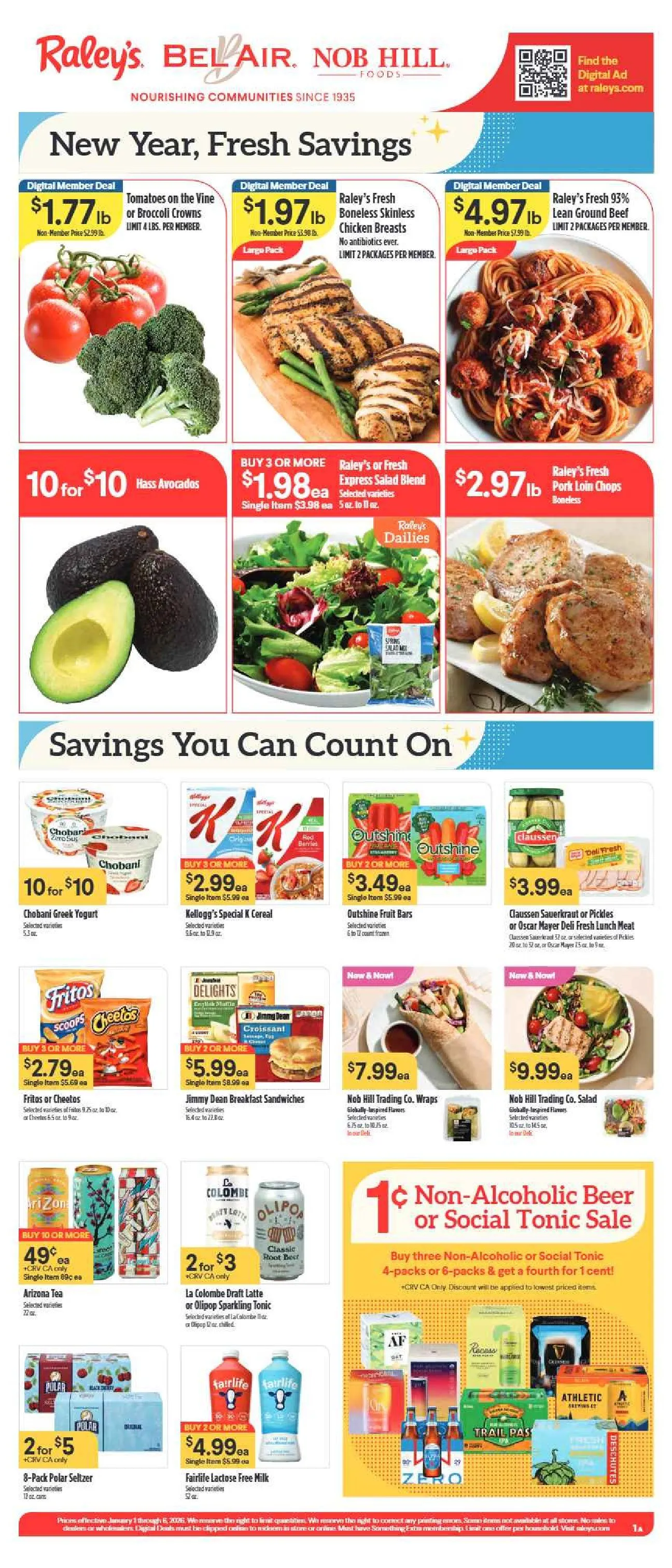 Weekly ad Nob Hill Sales from January 1 to January 6 2026 - Page 