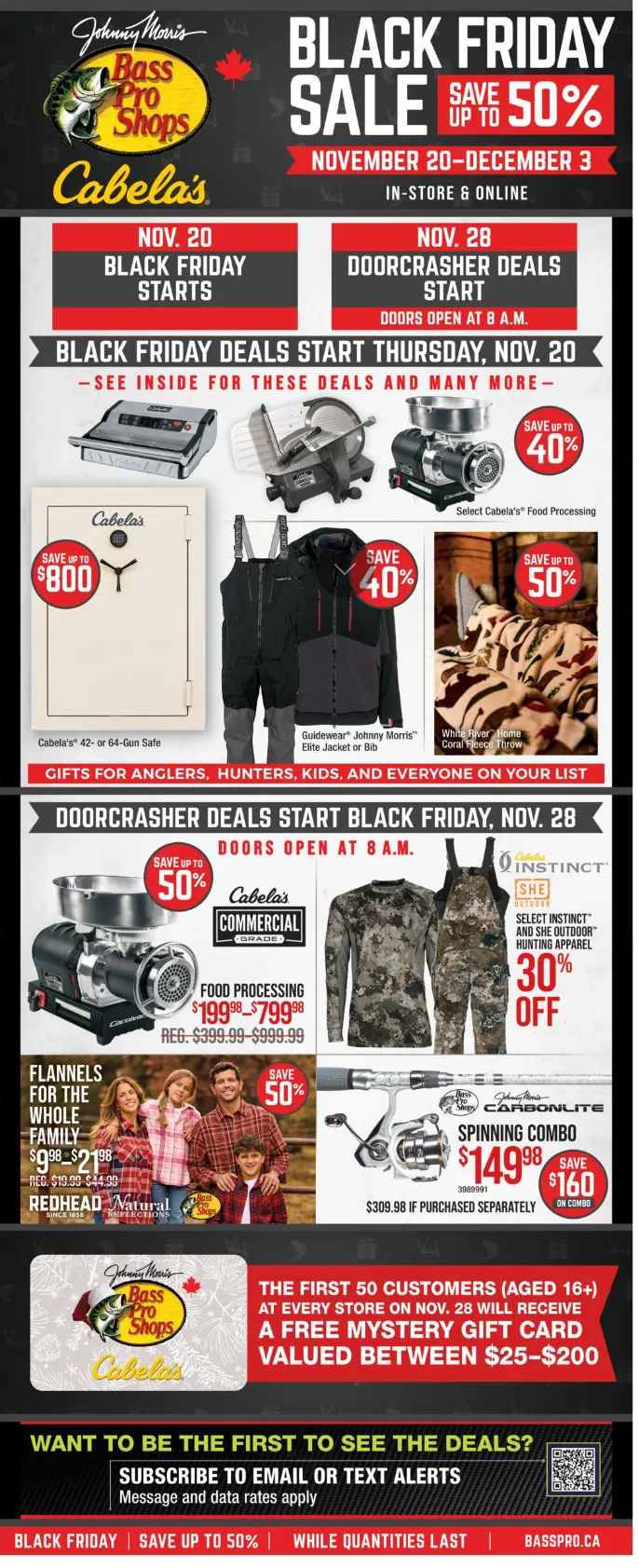 Cabelas Sales from November 20 to December 3 2025 - flyer page 
