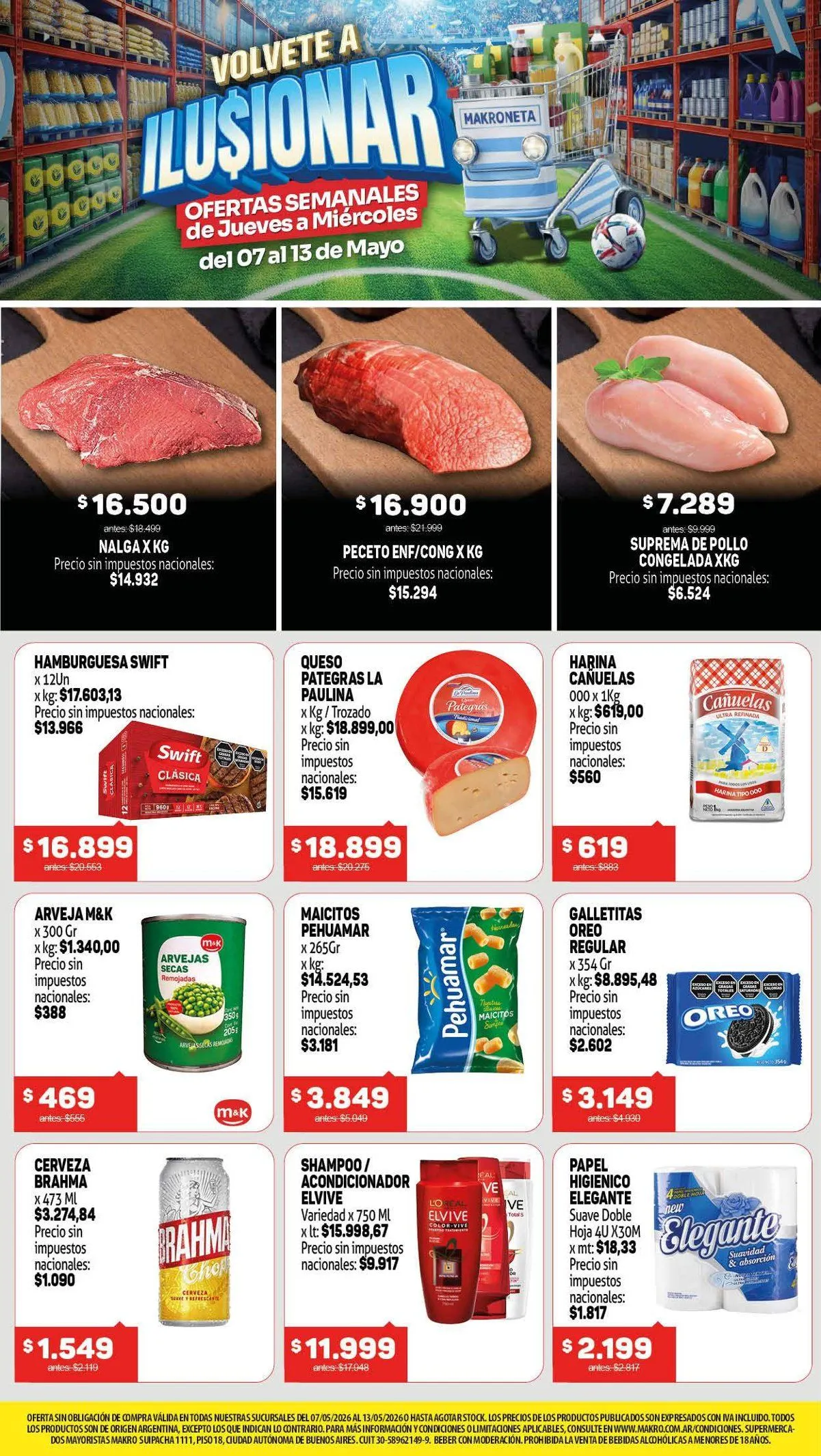Ofertas de Ofertas Makro 7 de mayo al 13 de mayo 2026 - Página 1 del catálogo