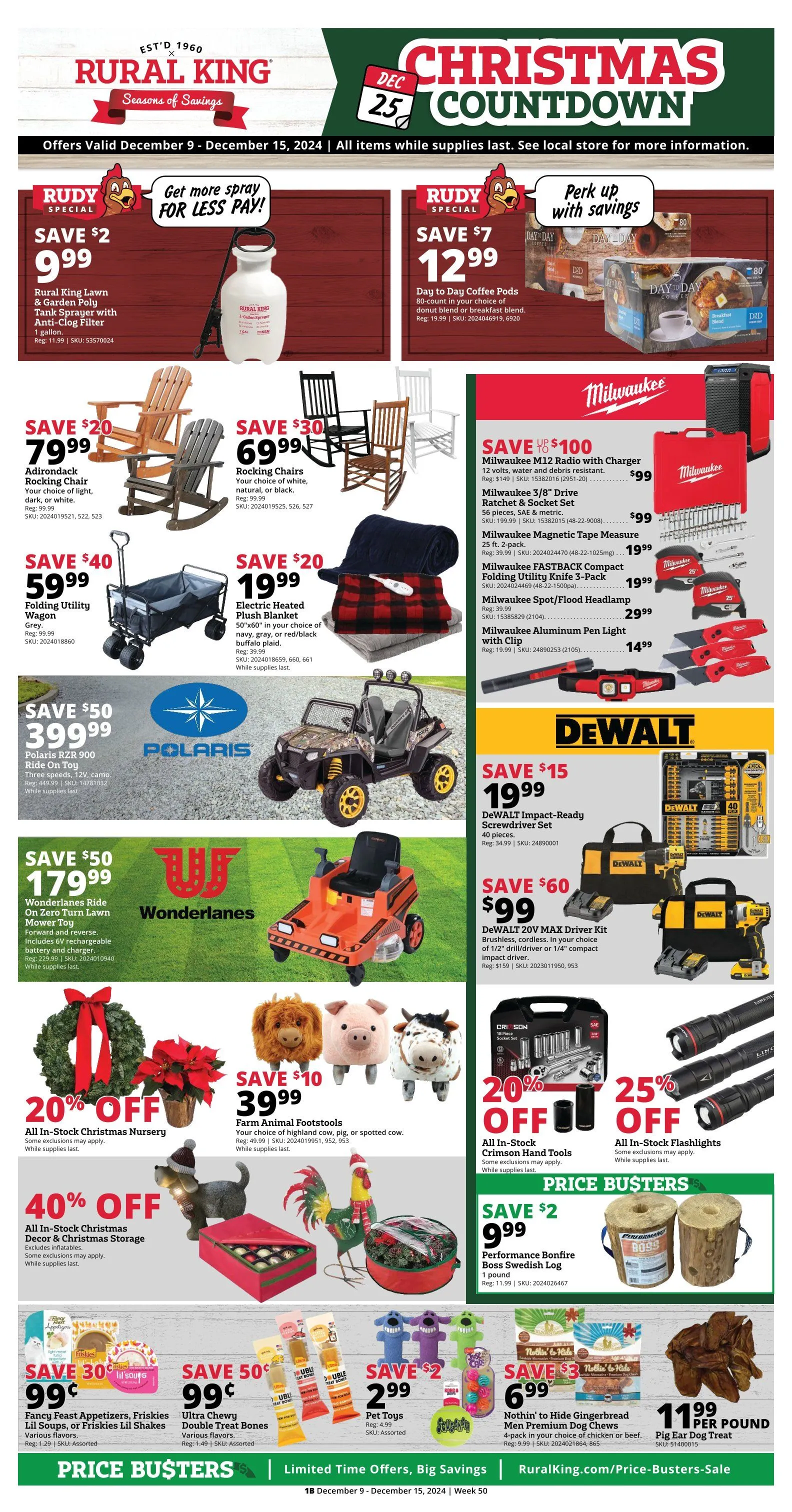 Weekly ad Rural King Deals from December 9 to December 15 2024 - Page 1