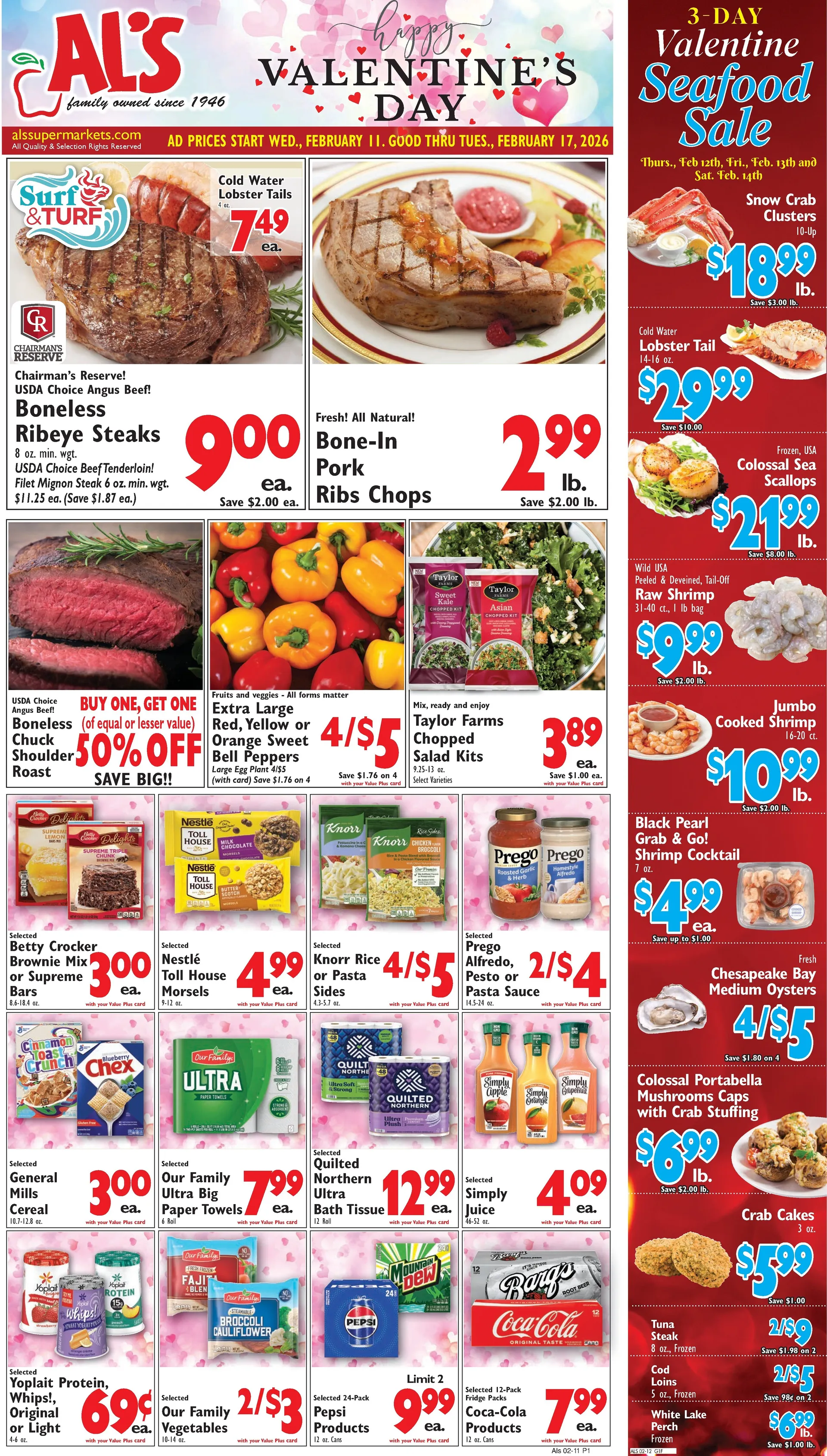 Weekly ad Al's Supermarket Sales from February 11 to February 17 2026 - Page 