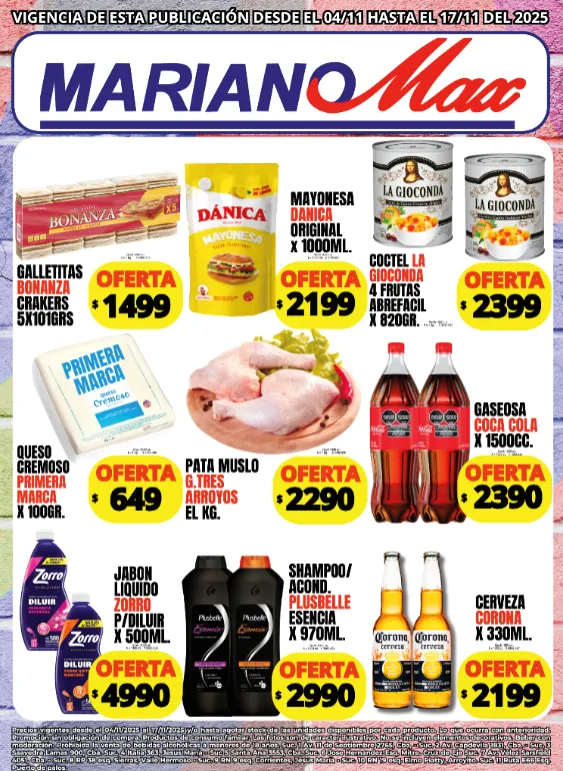 Ofertas de  Ofertas Mariano Max 4 de noviembre al 17 de noviembre 2025 - Página 1 del catálogo