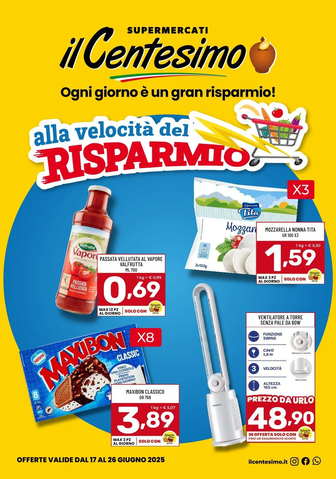 Volantini Il Centesimo da 17 giugno a 27 giugno di 2025 - Pagina del volantino 1