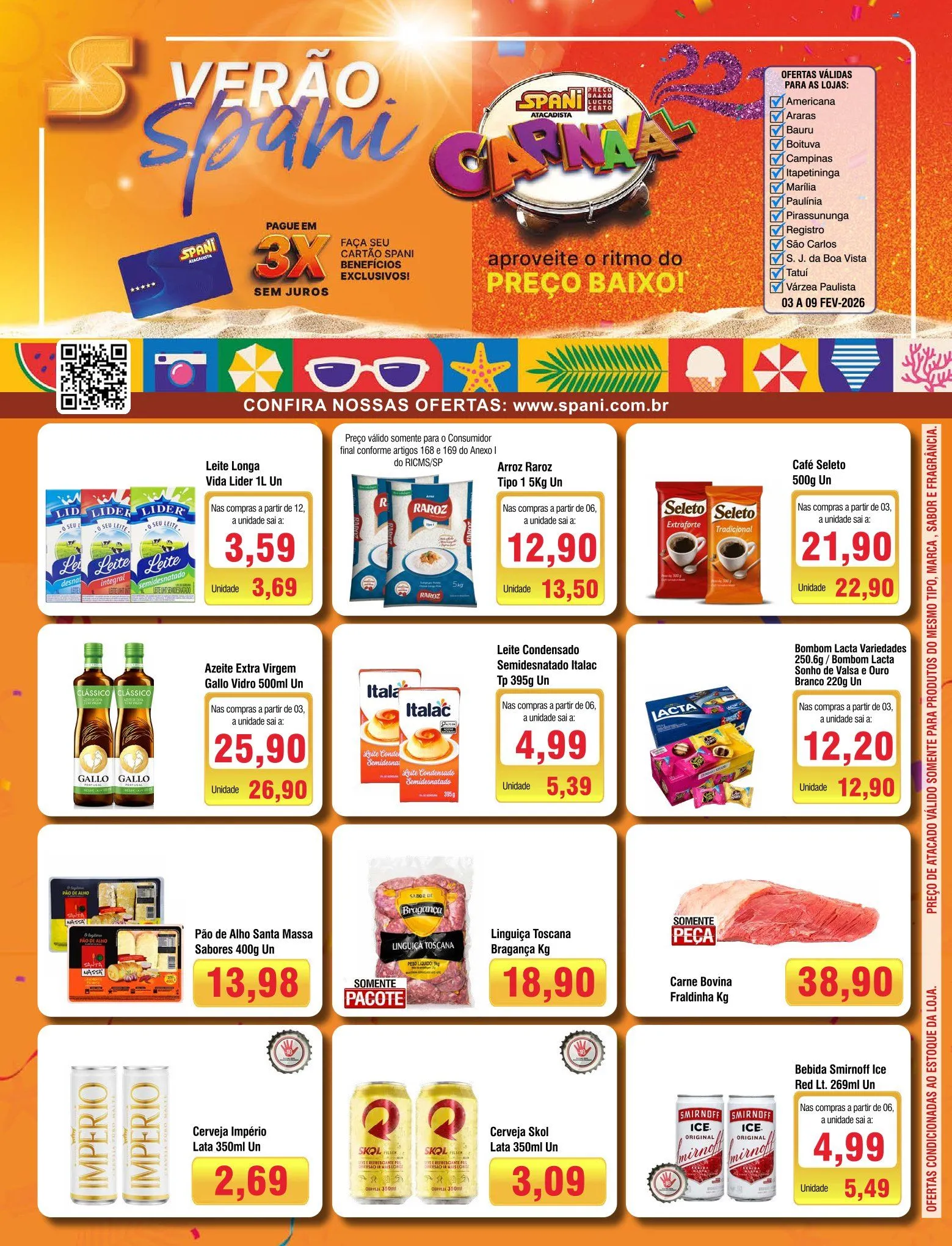 Encarte de Folhetos Spani Atacadista  2 de fevereiro até 9 de fevereiro 2026 - Pagina 1