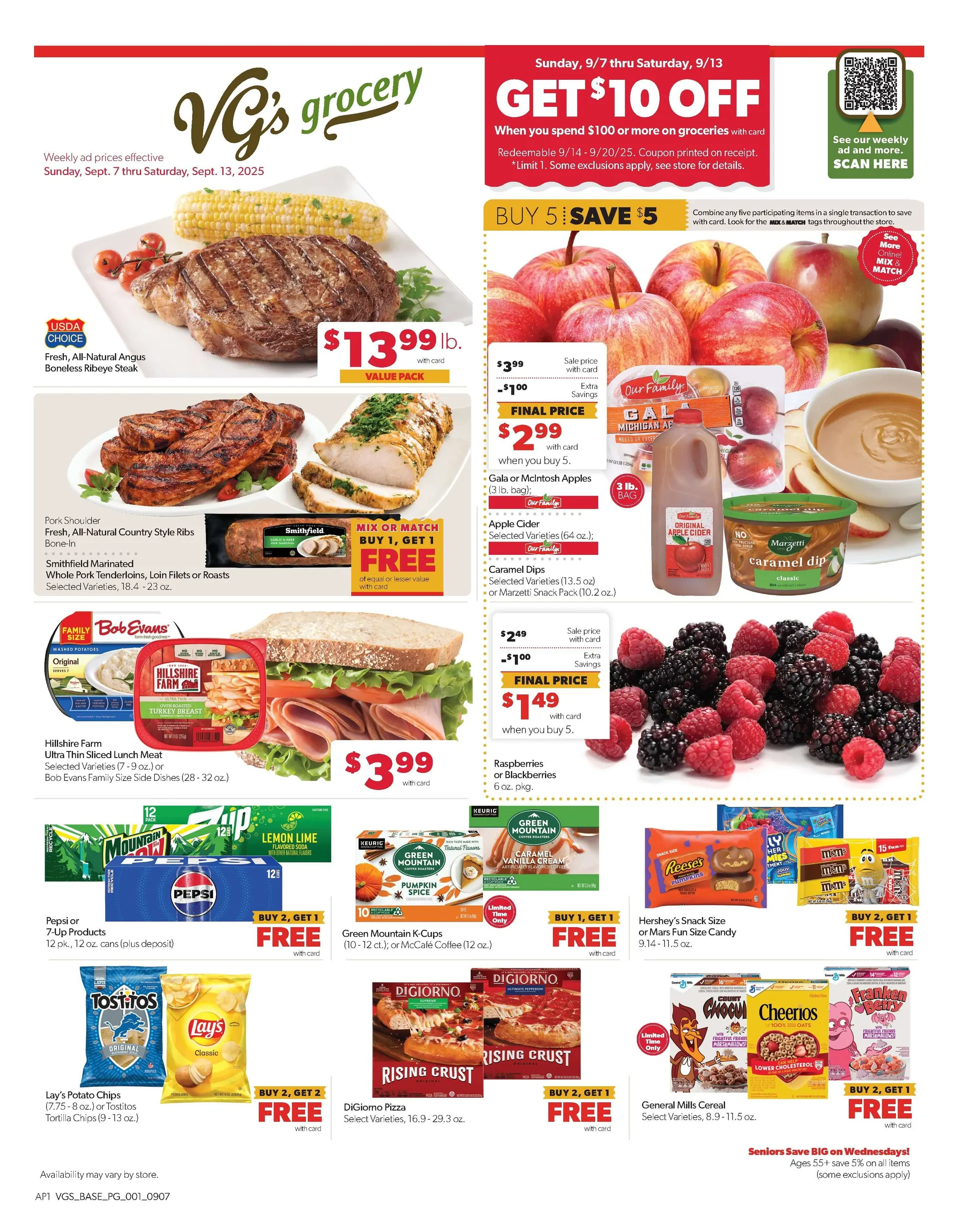 Weekly ad  VG's Sales from September 7 to September 13 2025 - Page 1