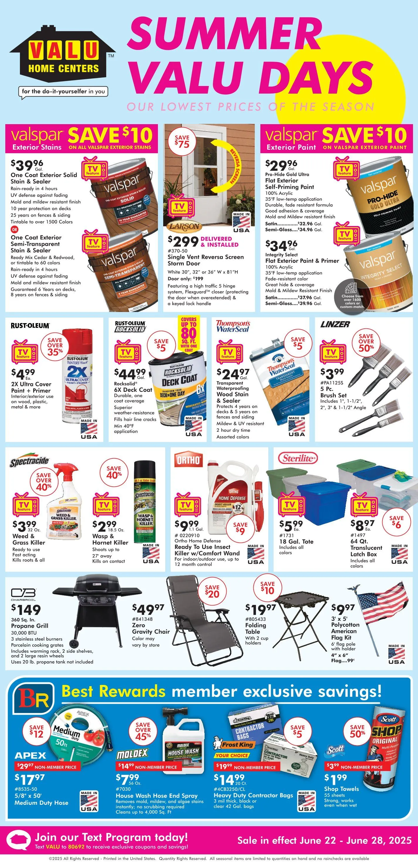 Weekly ad Valu Home Centers Deals from June 25 to June 28 2025 - Page 