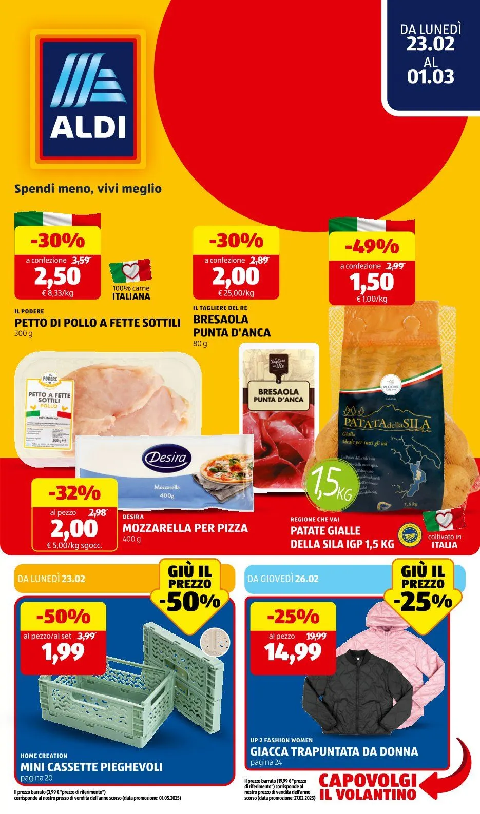 Volantini Aldi da 23 febbraio a 1 marzo di 2026 - Pagina del volantino 1