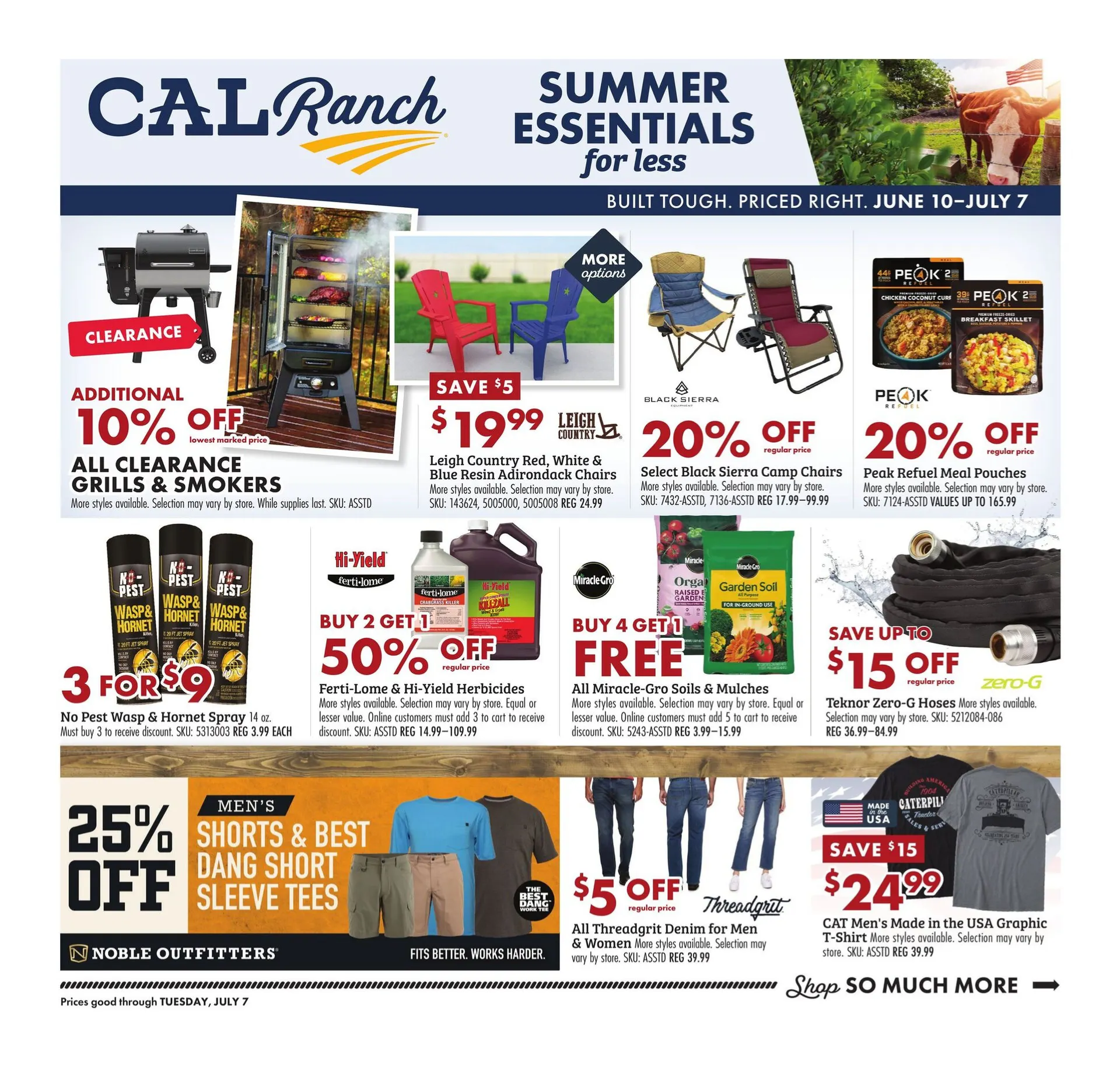 Weekly ad C-A-L Ranch Stores Sales from June 10 to July 7 2026 - Page 1
