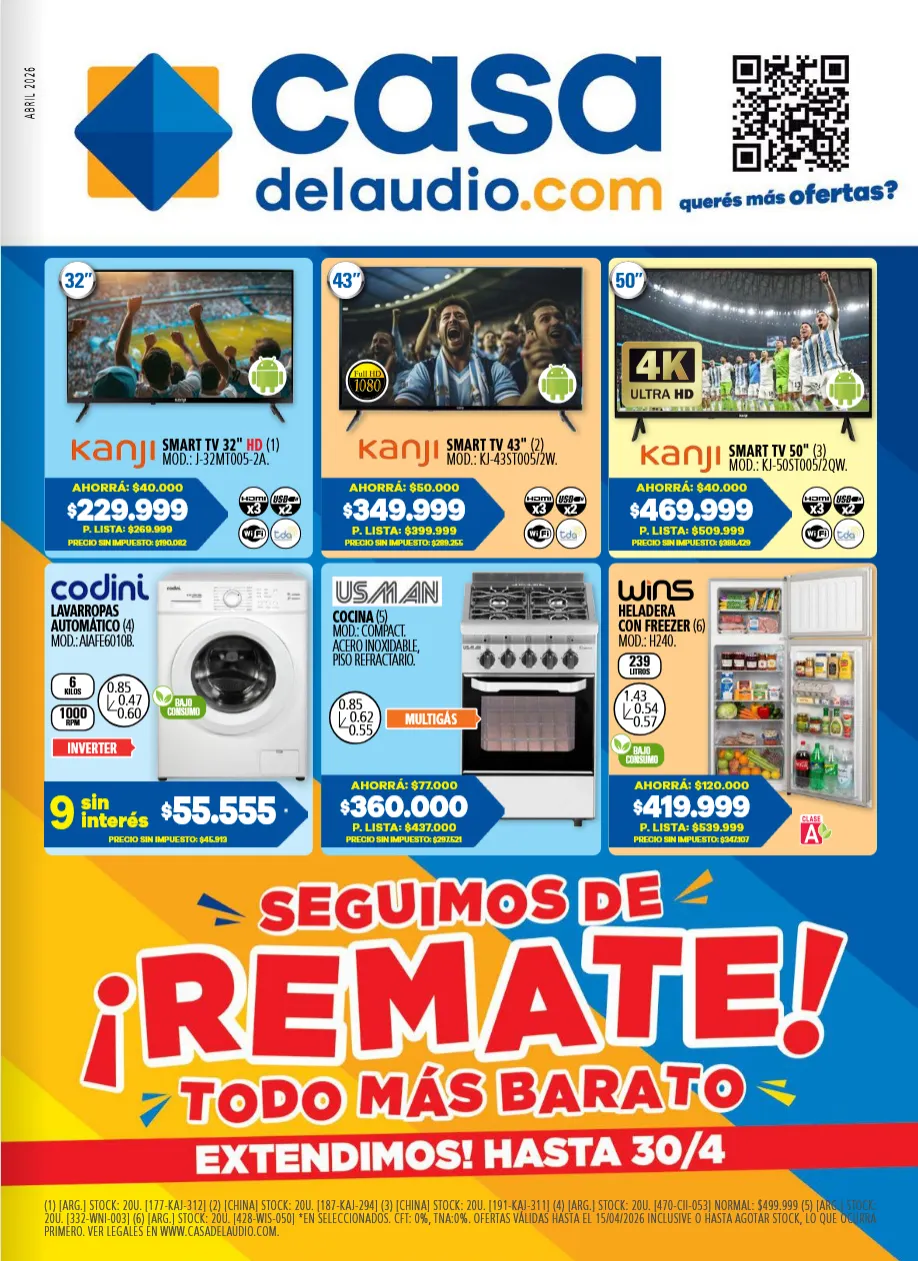 Ofertas de  Casa del Audio Ofertas 1 de abril al 30 de abril 2026 - Página 1 del catálogo