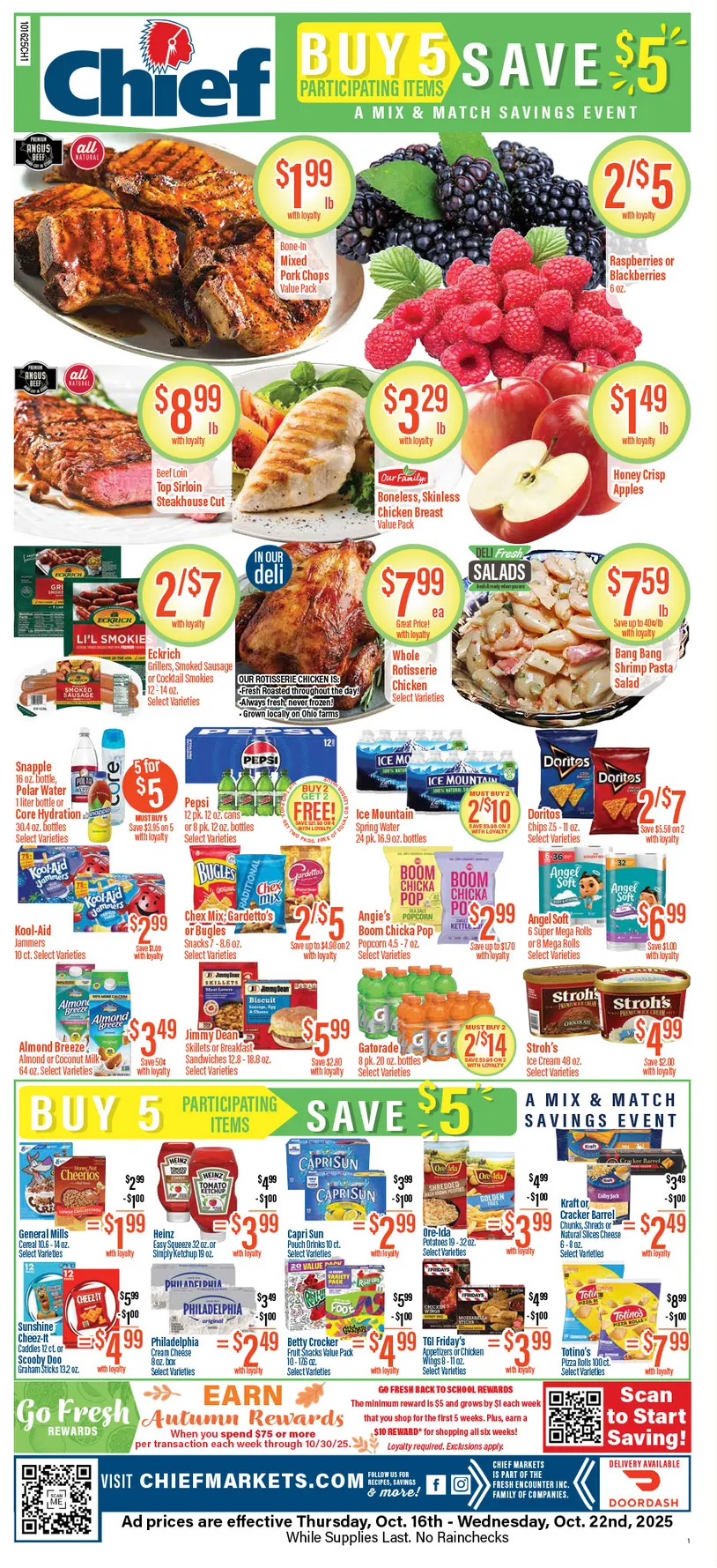 Weekly ad Chief Supermarket Sales from October 16 to October 22 2025 - Page 1