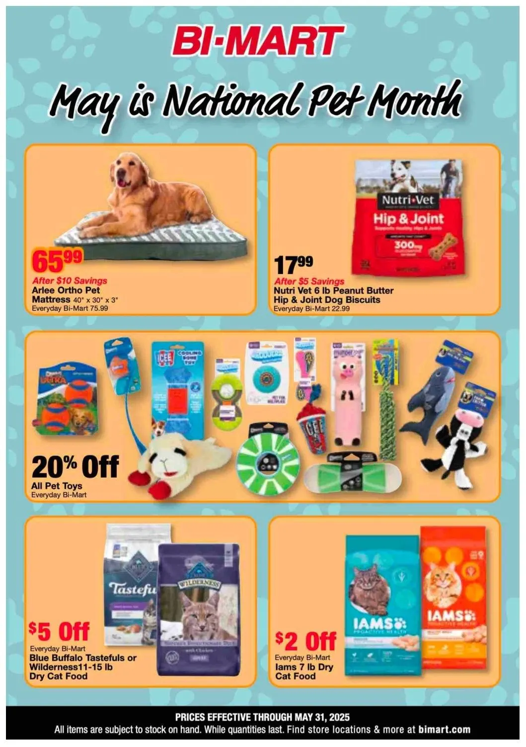 Weekly ad Bi - Mart Sales from April 29 to May 31 2025 - Page 