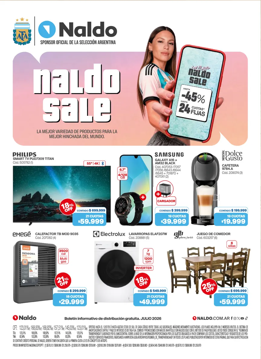 Ofertas de Naldo Ofertas 1 de julio al 31 de julio 2026 - Página 1 del catálogo