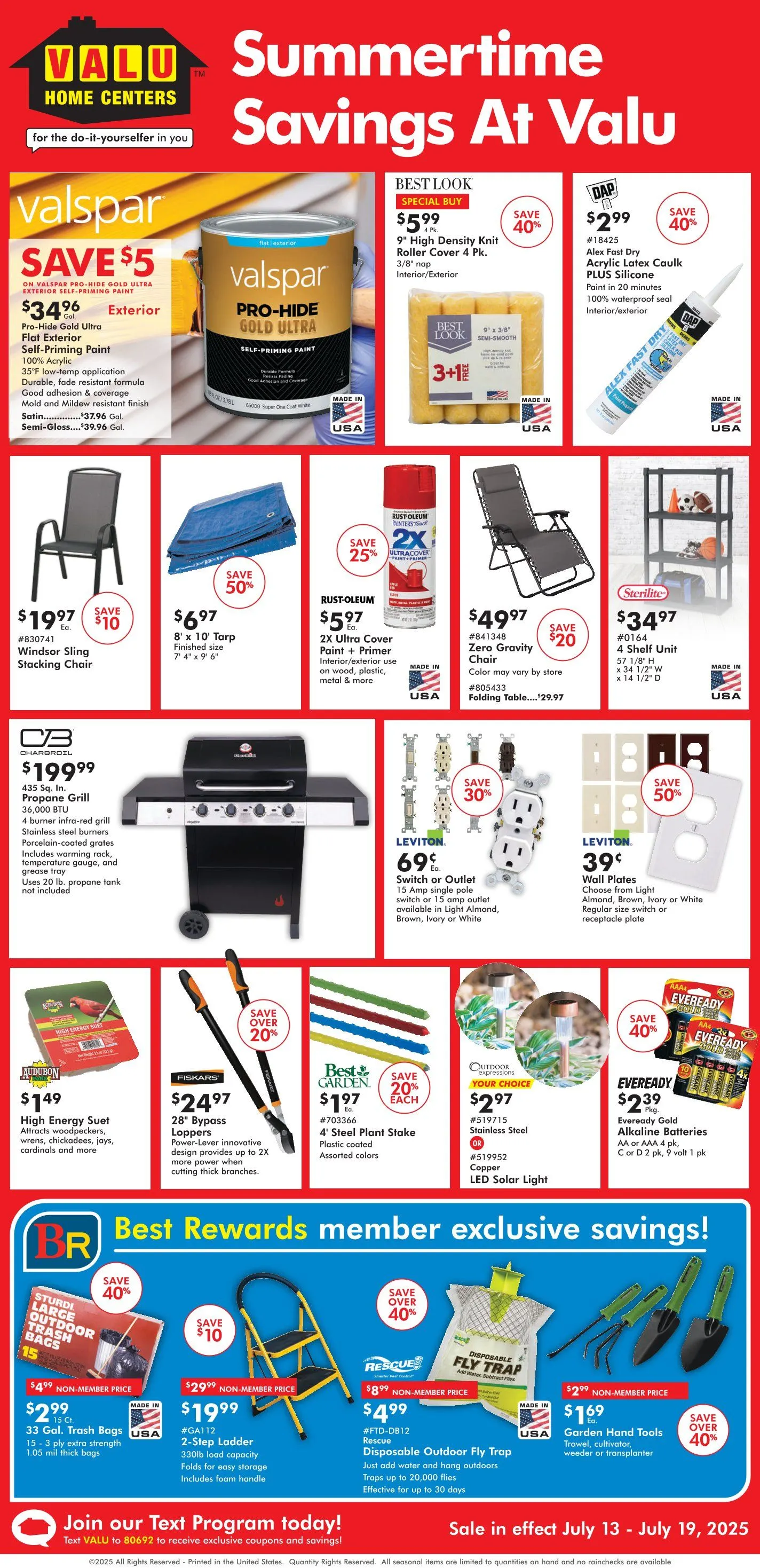 Weekly ad Valu Home Centers weekly ads  from July 13 to July 19 2025 - Page 