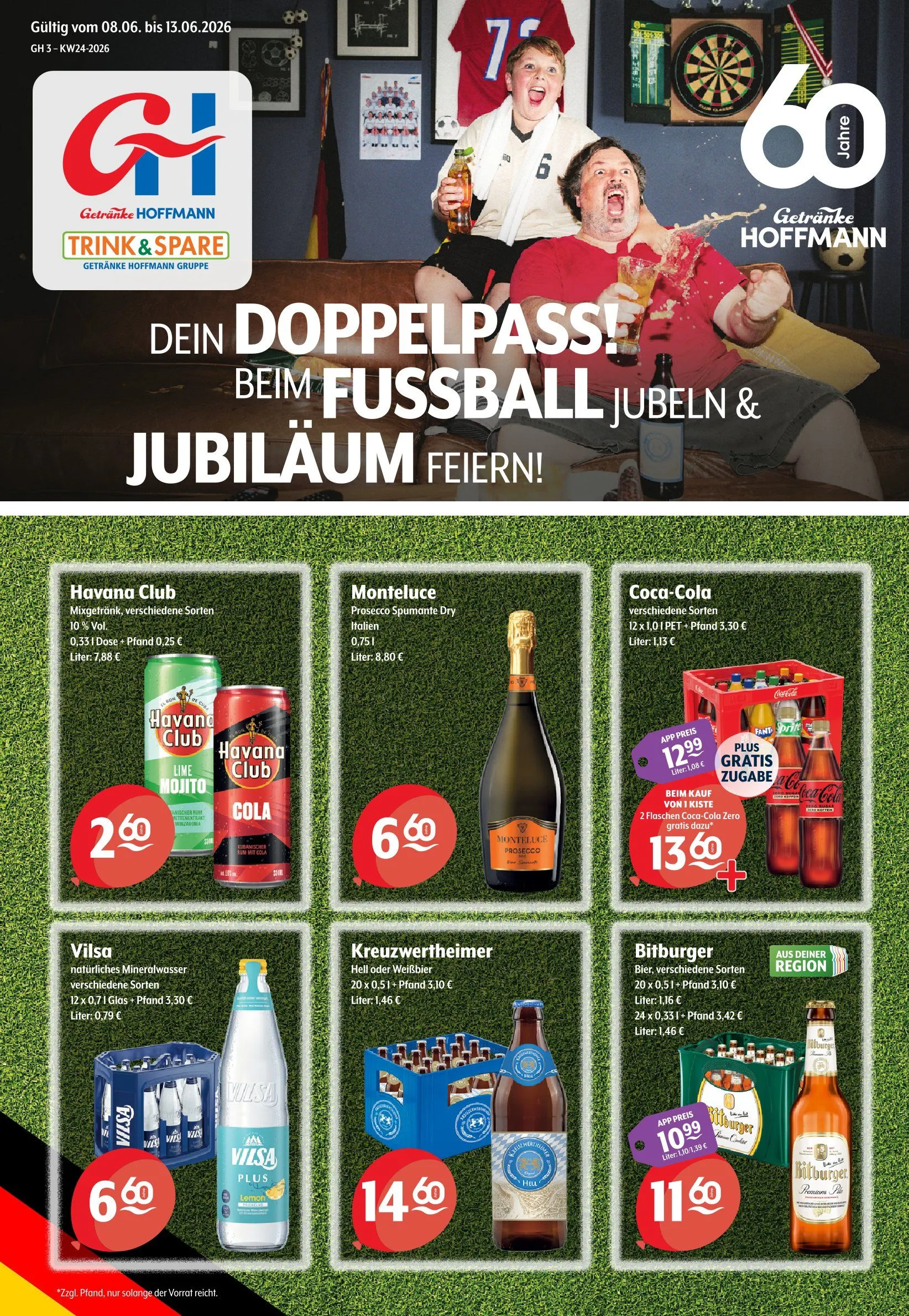 Trink und Spare Angebote von 8. Juni bis 13. Juni 2026 - Prospekt seite 1