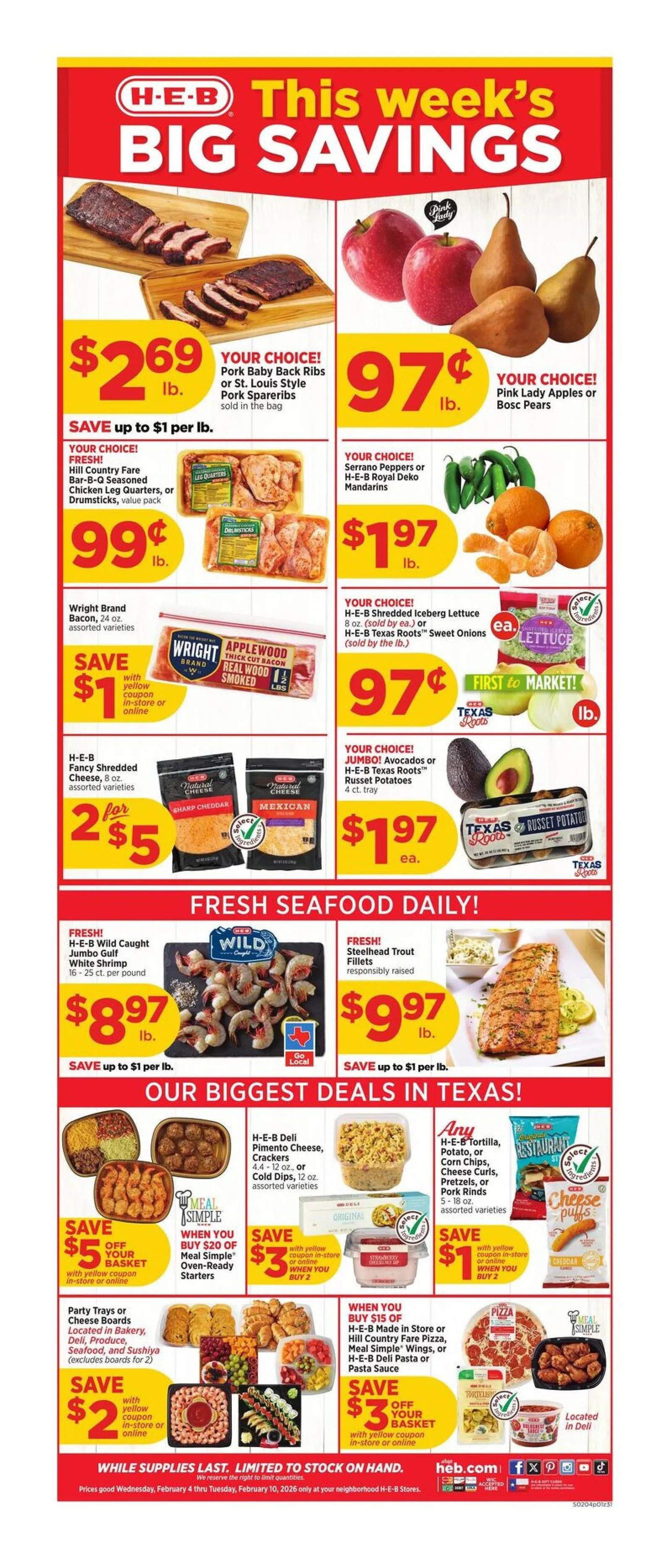 Weekly ad H-E-B Sales from February 4 to February 10 2026 - Page 
