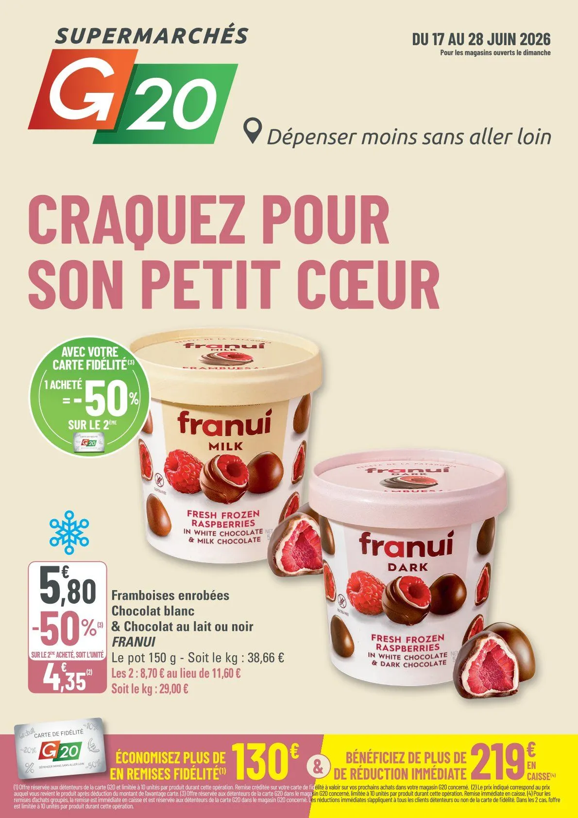 G20 Supermarchés Catalogue du 17 juin au 28 juin 2026 - Catalogue page 