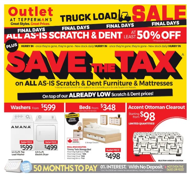 Tepperman's Sales from October 23 to October 29 2025 - flyer page 1