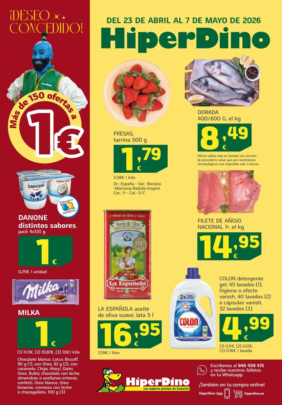 Catálogo de HiperDino Sales 23 de abril al 7 de mayo 2026 - Página 1