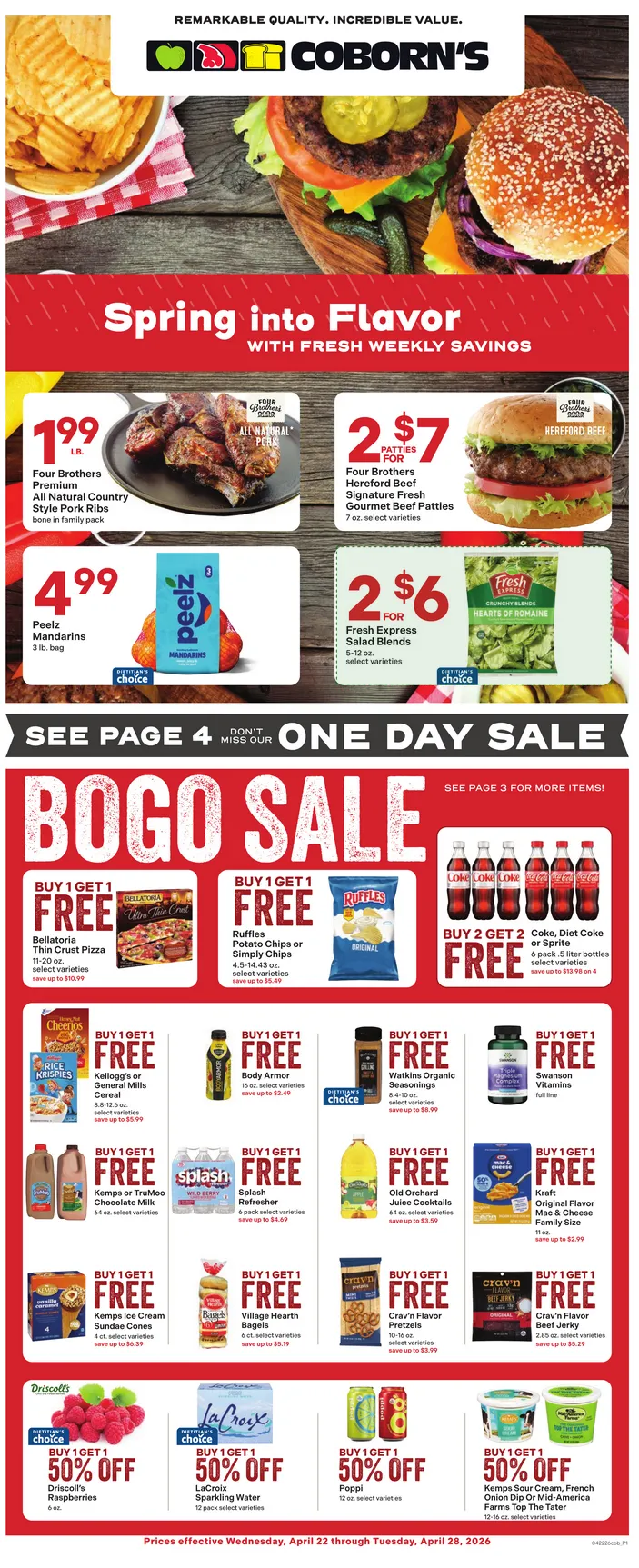 Weekly ad Coborn's Sales from April 22 to April 28 2026 - Page 1