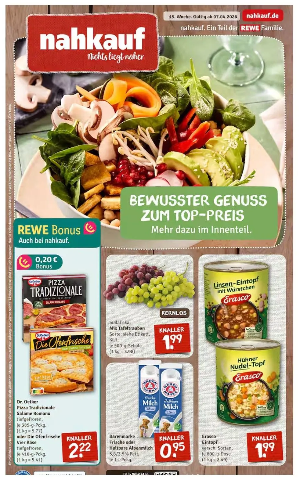  Nahkauf Angebote von 7. April bis 11. April 2026 - Prospekt seite 1