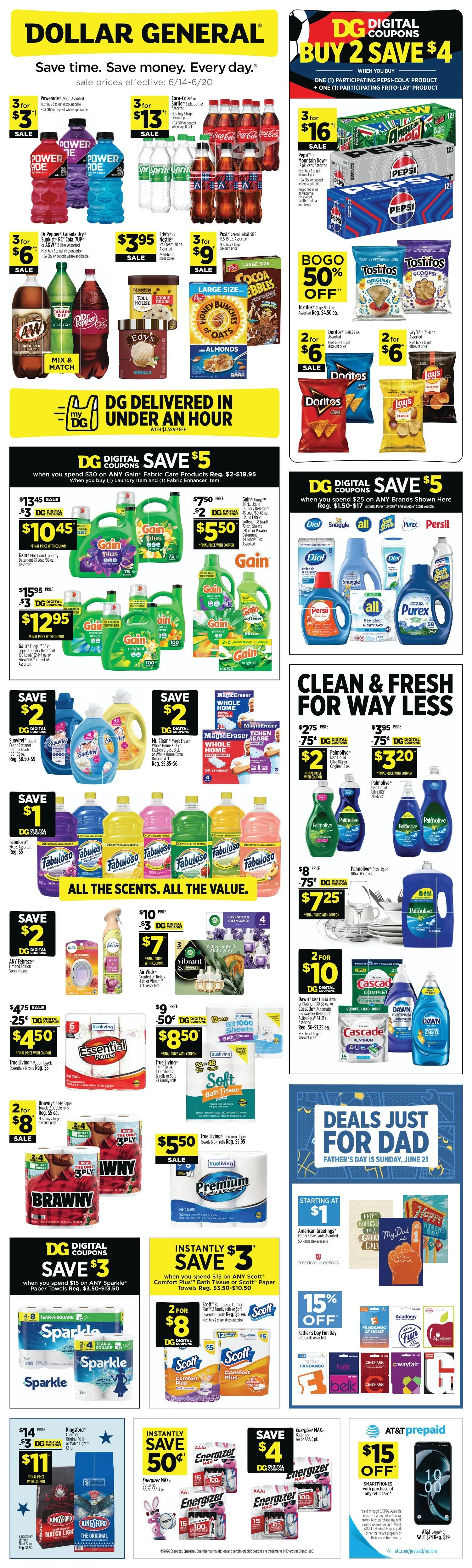 Weekly ad Dollar General Sales from June 14 to June 20 2026 - Page