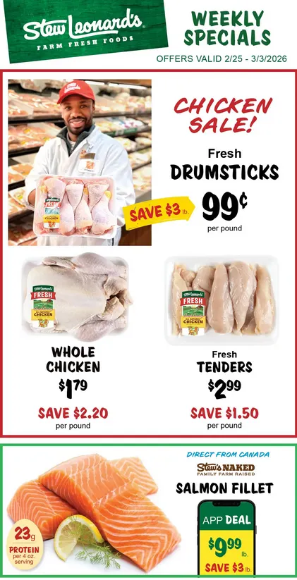 Weekly ad Stew Leonard's Sales from February 25 to March 3 2026 - Page