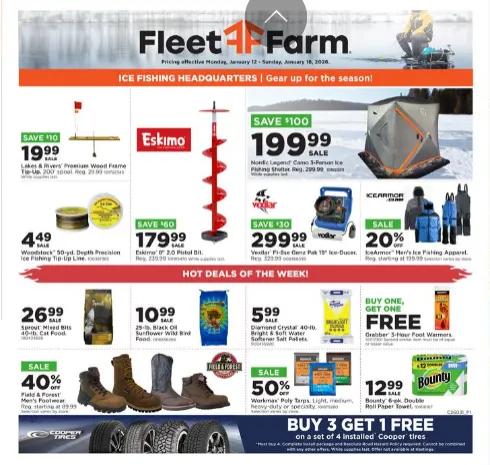 Weekly ad Fleet Farm Sales from January 12 to January 18 2026 - Page