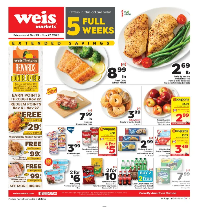 Weekly ad Weis Sales from October 23 to October 27 2025 - Page 