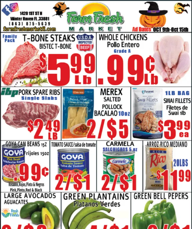 Weekly ad Farm Fresh Sales from October 9 to October 16 2025 - Page 1