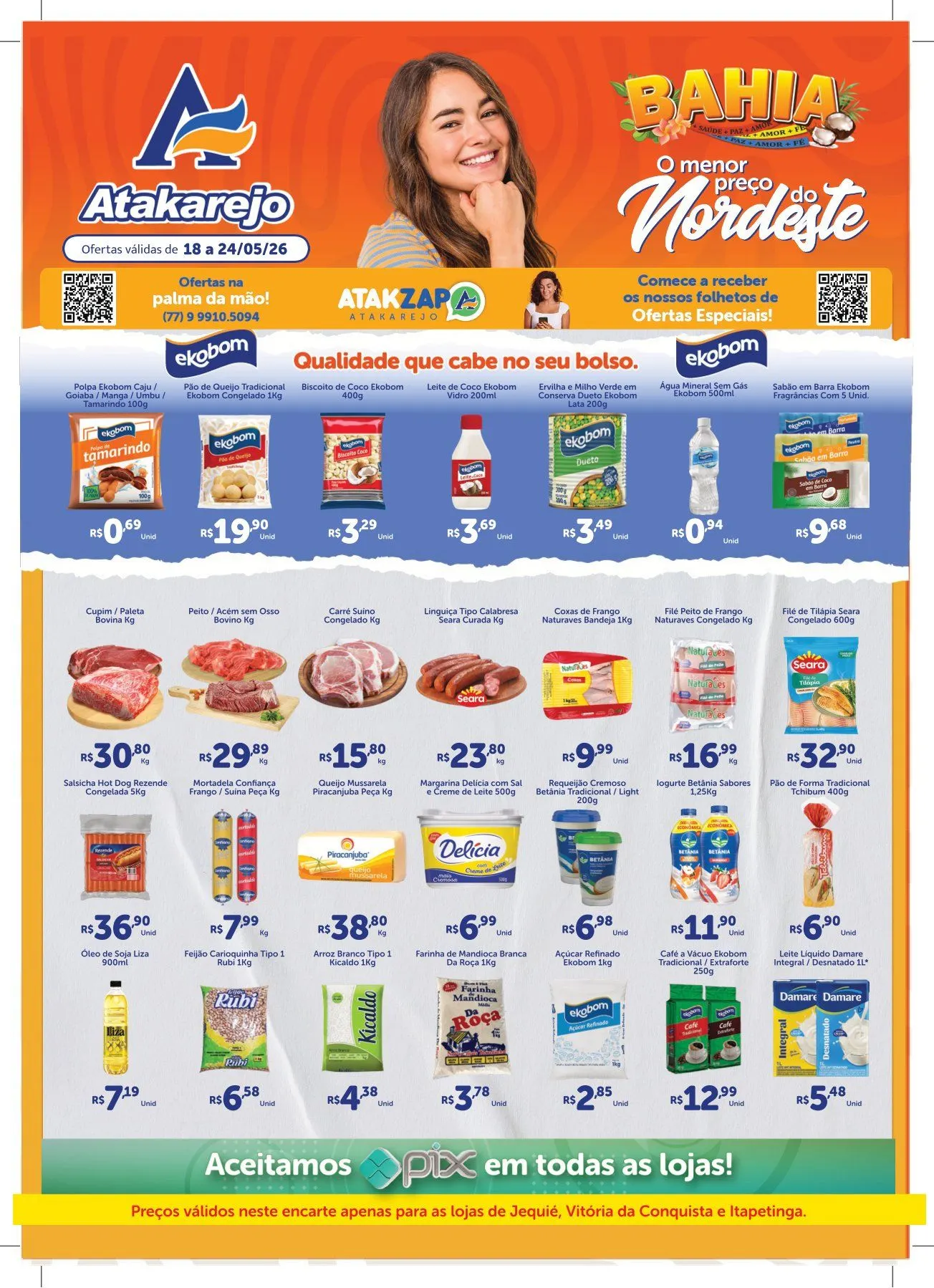 Encarte de Folhetos Atakadão Atakarejo 18 de maio até 24 de maio 2026 - Pagina 1
